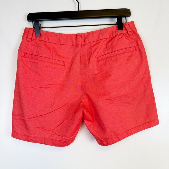 Nike Golf Dri-Fit Oxford Mid-Rise Pleated Shorts Pink Red 725763 - 6 - Picture 4 of 9